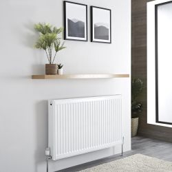 Radiador Convector Horizontal con Panel Doble - Tipo 22 - Blanco - Disponible en Distintas Medidas - Eco