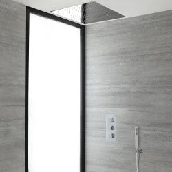 Kit de Ducha Termostático Cromado - Elección de Funciones - Kubix