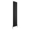 Hudson Reed Revive - Radiador de Diseño en Aluminio Vertical (Panel Doble) 1800mm x 590mm - Antracita