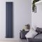 Hudson Reed Revive - Radiador de Diseño en Aluminio Vertical (Panel Doble) 1800mm x 590mm - Antracita