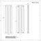 Hudson Reed Revive - Radiador de Diseño en Aluminio Vertical (Panel Doble) 1800mm x 470mm - Antracita