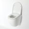 Inodoro WC Oval Suspendido sin Brida 390x360x550mm con Tapa de WC Soft Close – Ashbury