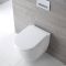Inodoro WC Oval Suspendido sin Brida 390x360x550mm con Tapa de WC Soft Close – Ashbury