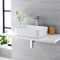 Lavabo Sobre Encimera Rectangular de Cerámica 480x370mm - Alswear