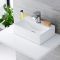 Lavabo Sobre Encimera Rectangular de Cerámica 360x250mm - Sandford