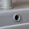 Lavabo Rectangular Suspendido en Blanco (1 Agujero para la Grifería) -  Selección de Medidas y de Acabados del Rebosadero - Exton