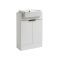 Mueble de Lavabo -  550mm - Completo con Lavabo - Disponible con Manijas en Distintos Estilos y Acabados  - Cluo