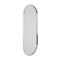 Espejo Mural Oval Cromado - 1000mm x 400mm - Gianna