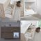 Conjunto de Baño con Diseño Abierto de Color Roble Claro Completo con Mueble Para Lavabo de 600mm, Lavabo, WC y Cisterna - Hoxton