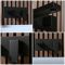 Grifo Mezclador de Lavabo Mural - Negro - Preto