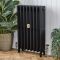 Radiador de 4 Columnas en Hierro Fundido  - Alt. de 760mm - Negro Efecto Pizarra  - Disponible en Distintas Medidas - Mercury