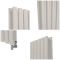 Radiador de Diseño Eléctrico Vertical - Color Blanco (Pearl White) - Disponible en Distintas Medidas, Opción de Termostato y Oculta Cables - Revive - Fabricado por Ecoso de Hudson Reed