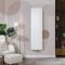 Radiador Eléctrico Vertical de Diseño con Panel Plano - Blanco - 1800mm - Disponible en Distintas Medidas - Opción con Enchufe o de Conexión a la Red Eléctrica - Ria - Fabricado por ECOSO de Hudson Reed