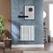 Radiador de Diseño Eléctrico Horizontal - Blanco - Disponible en Distintas Medidas y Termostato Wi-Fi - Opción para conexión a la red eléctrica o con Enchufe - Revive - Fabricado por ECOSO de Hudson Reed