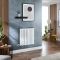 Radiador de Diseño Eléctrico Horizontal - Blanco - Disponible en Distintas Medidas y Termostato Wi-Fi - Opción para conexión a la red eléctrica o con Enchufe - Revive - Fabricado por ECOSO de Hudson Reed