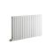 Radiador de Diseño Eléctrico Horizontal Blanco - Altura de 635mm - Disponible en Distintos Tamaños y Termostato Wi-Fi - con Opción de Enchufe o de Conexión a la Red Eléctrica - Sloane Fabricado por ECOSO de Hudson Reed