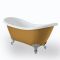 Bañera Exenta Tradicional con Doble Respaldo - 1750mm x 730mm - Bañera y Patas Disponibles En Distintos Acabados - Legend