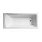 Conjunto para Baño Moderno Completo con Bañera Recta Estándar, Inodoro Adosado y Lavabo con Pedestal - Sandford