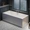 Bañera Tradicional Estándar con Un Respaldo Lateral - 1800mm x 800mm- Selección de Faldones  - Richmond