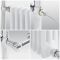 Radiador Toallero Tradicional con Elemento Eléctrico de 800 Watt - Blanco - 930mm x 790mm - Elizabeth