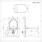 Kit para Inodoro Negro de 500mm Completo con Inodoro WC Japonés Inodoro-Bidé Inteligente - Saru