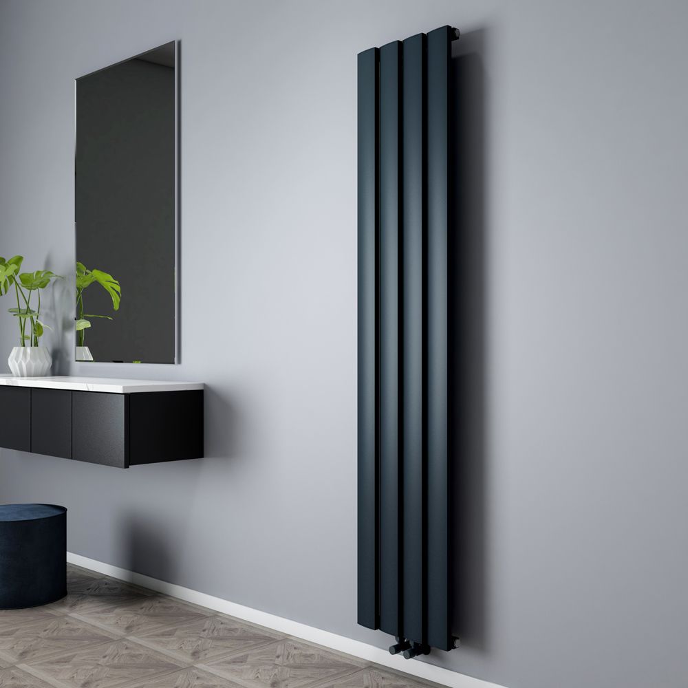 Radiador Vertical de Diseño en Aluminio de 1800mm Disponible en Distintas Medidas y Acabados - Aris