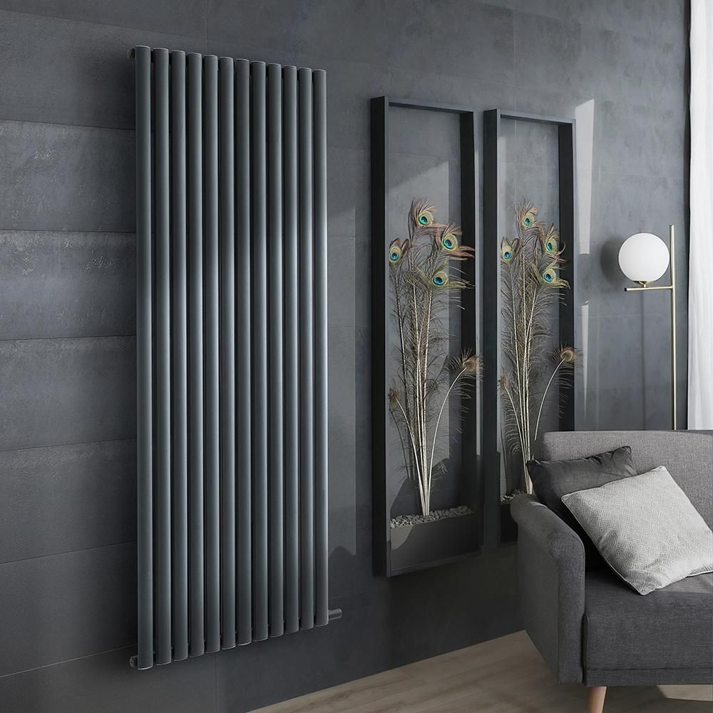Radiador de Diseño Eléctrico Vertical de Calor Seco de 1784mm - Selección de Acabados, Tamaños y Termostato Wi-Fi - Hudson Reed Revive