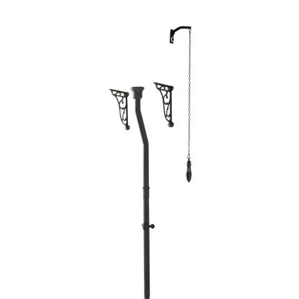 Kit con Tubo de Descarga para WC para Cisterna Alta - Negro - Elizabeth