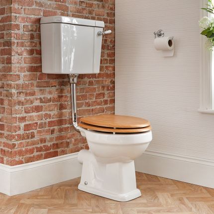 Pack de WC Tradicional con Inodoro de Salida Horizontal Cisterna y Opción de Distintas Tapas de WC - Richmond