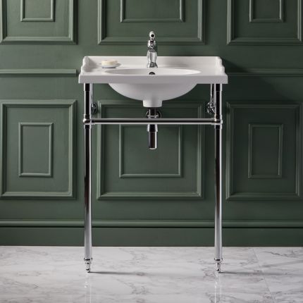 Lavabo Consola Tradicional de 630mm Elizabeth - Disponible con Distintos Acabados