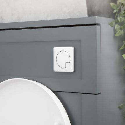 Placa de Accionamiento Cuadrada para Descarga de WC - Cromada