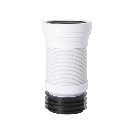 Manguito Conector Flexible Recto para WC - Cranplas