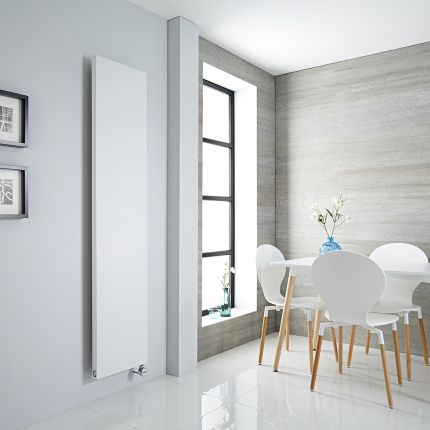 Radiador de Diseño Eléctrico Vertical - Panel Plano - Disponible en una Variedad de Acabados y Tamaños - Rubi - ECOSO de Hudson Reed