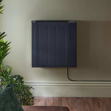 Radiador Eléctrico de Inercia con Placa - Cerámica Interna - Con Opción de Enchufe/de Conexión a la Red Eléctrica y con Distintos Acabados y Potencias Caloríficas - Lex - ECOSO de Hudson Reed