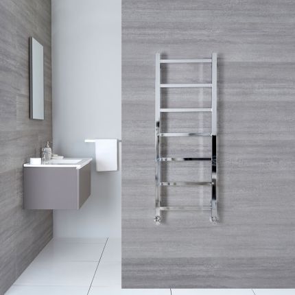 Radiador Toallero - Plano - 1200mm x 450mm - Cromado - Eton