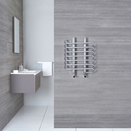 Radiador Toallero - Plano - 610mm x 500mm - Cromado - Select