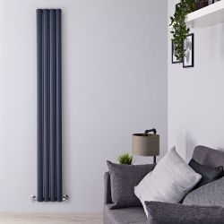 Radiador de Diseño Vertical (Panel Doble) - 1800mm x 230 mm - Antracita - Revive Air