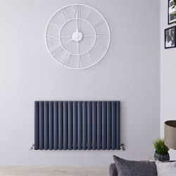 Radiador de Diseño Horizontal (Panel Doble) - 600mm x 1070 mm - Antracita - Revive Air