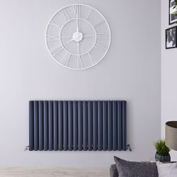 Radiador de Diseño Horizontal (Panel Doble) - 600mm x 1190 mm - Antracita - Revive Air