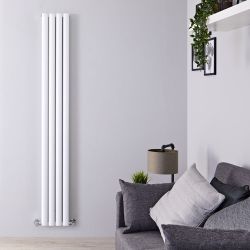 Radiador de Diseño Vertical (Panel Doble) - 1800mm x 230 mm - Blanco - Revive Air