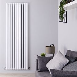 Radiador de Diseño Vertical (Panel Doble) - 1800mm x 590 mm - Blanco - Revive Air