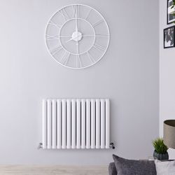 Radiador de Diseño Horizontal (Panel Doble) - 600mm x 830 mm - Blanco - Revive Air