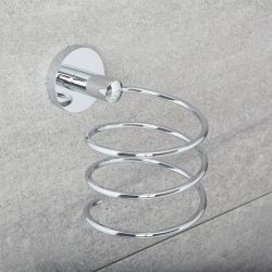 Soporte Moderno de Pared en Espiral para Secador de Pelo - Prise