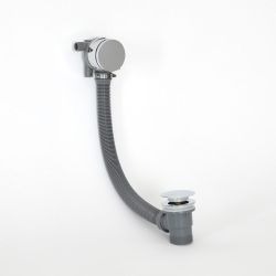 Llenador de Bañera para Rebosadero Moderno con Válvula de Desagüe - Disponible en Distintos Acabados