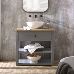 Mueble de Lavabo Tradicional - Disponible en Distintas Medidas, Acabados y Selección de Manijas  - Stratford