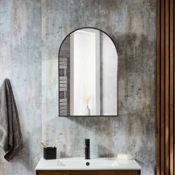 Armario de Baño con Espejo en Forma de Arco - 500mm x 750mm - Ava