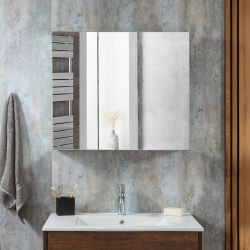 Armario de Baño con Espejo - 760mm x 660mm - Cleo
