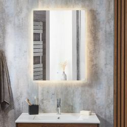 Espejo de Baño con Luz LED - 600mm x 800mm - Dawson