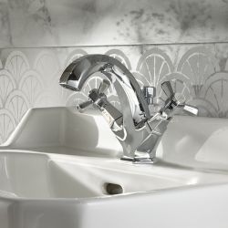 Mezclador para Lavabo Monoforo Art Deco - Selección de Acabados  - Earlham