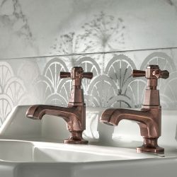 Par de Grifos Individuales para Lavabo - Selección de Acabados  - Earlham
